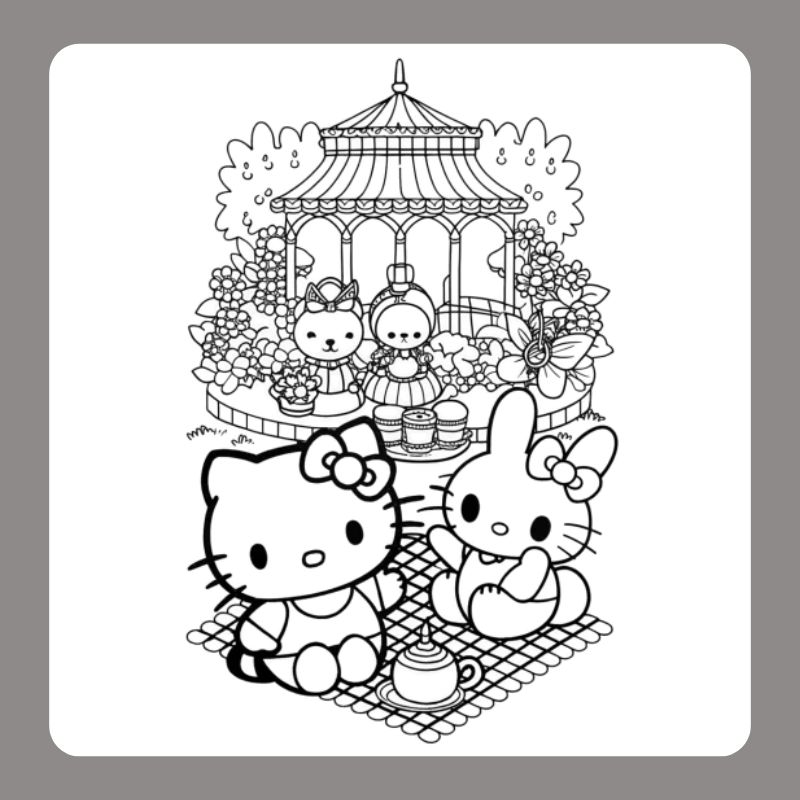 hello kitty tô màu