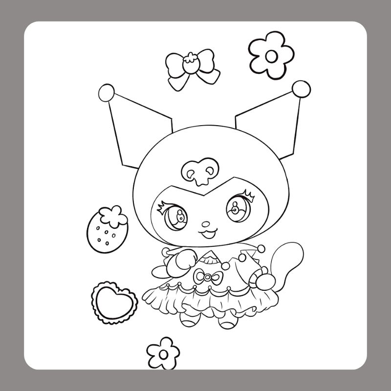 kuromi tô màu