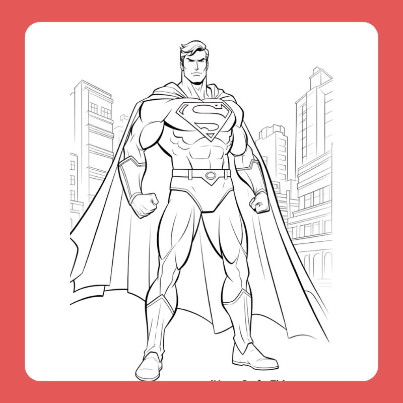 superman tô màu