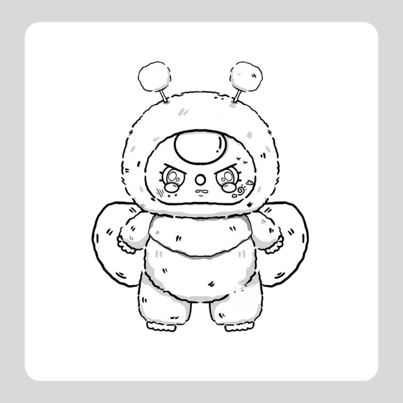 tô màu baby three (12)