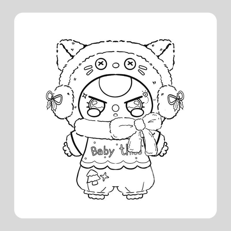 tô màu baby three (21)