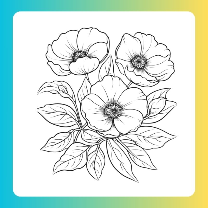 tô màu bông hoa (8)