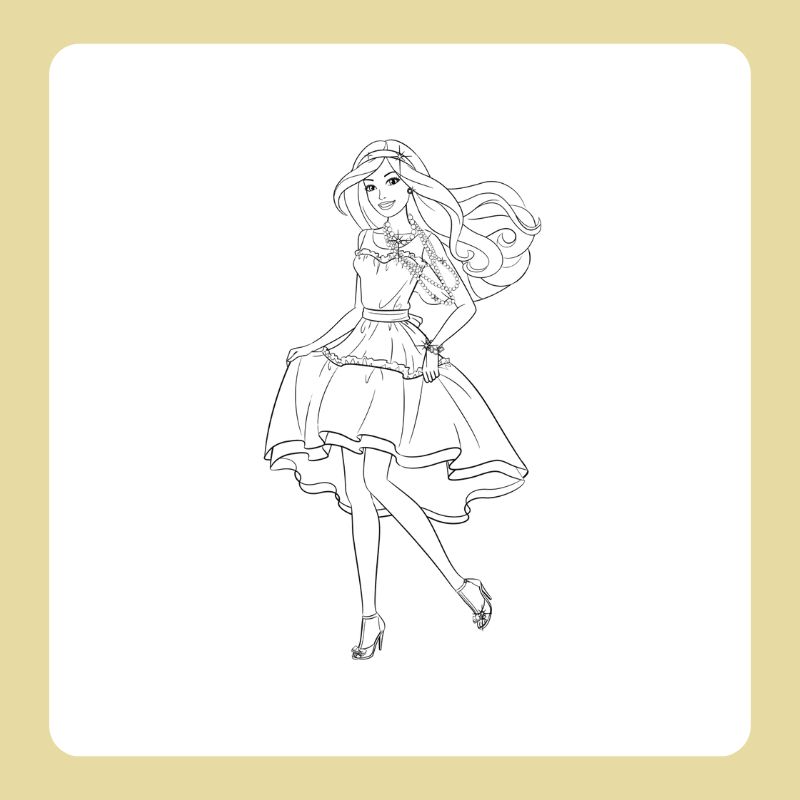tô màu búp bê barbie (14)