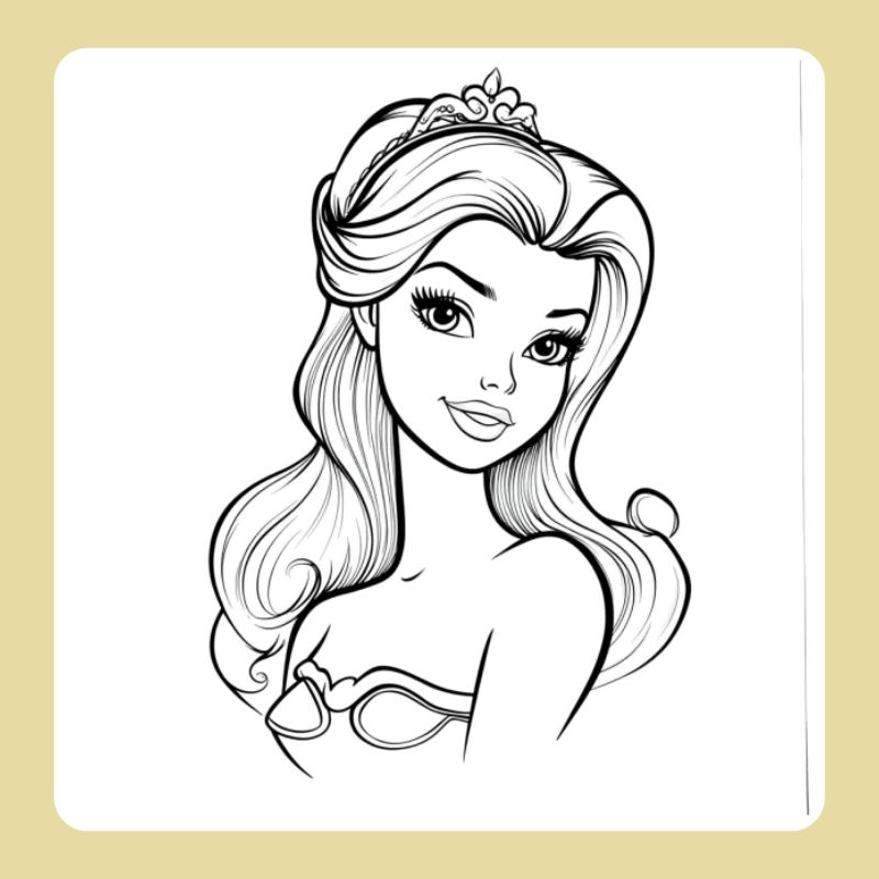 tô màu búp bê barbie (23)