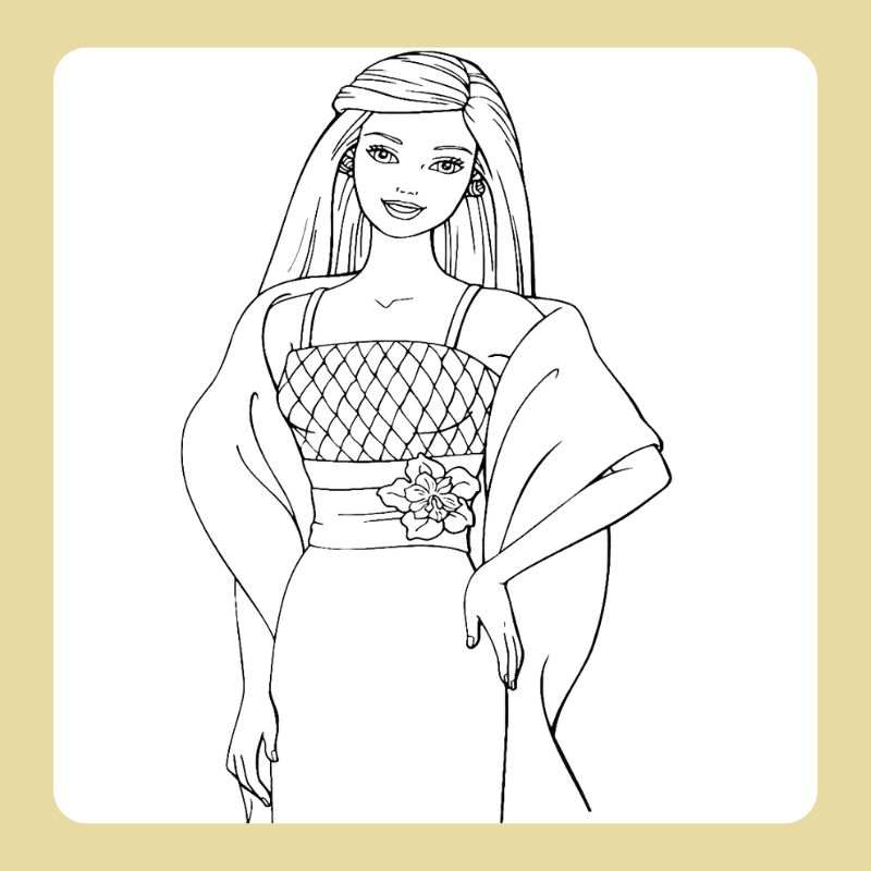 tô màu búp bê barbie (24)