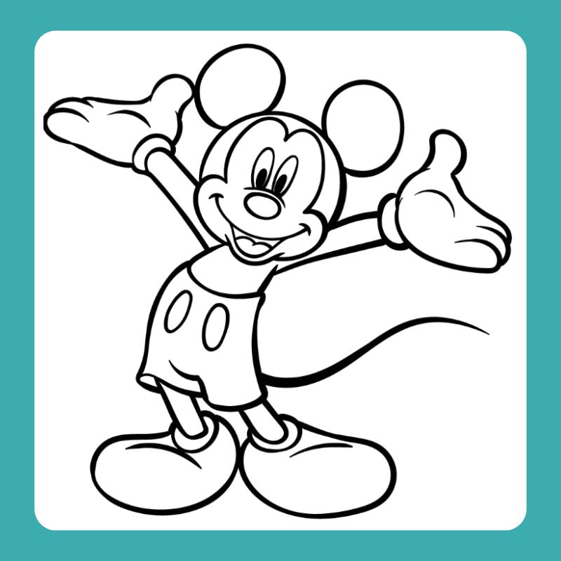 tô màu chuột mickey