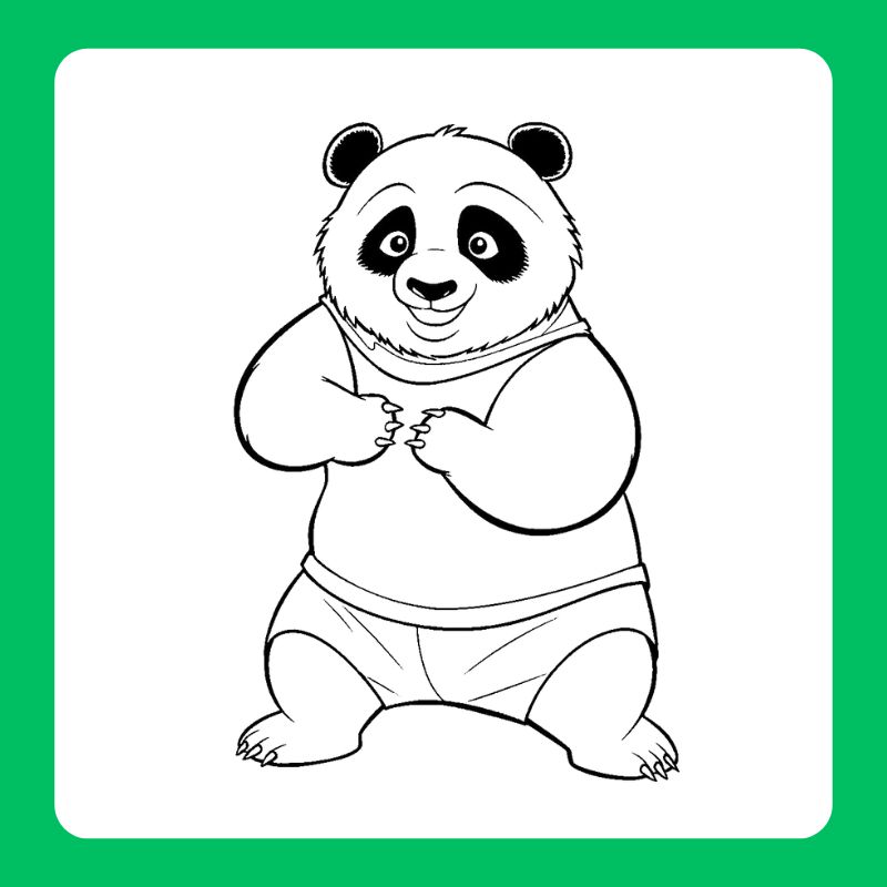 tô màu gấu trúc (22)