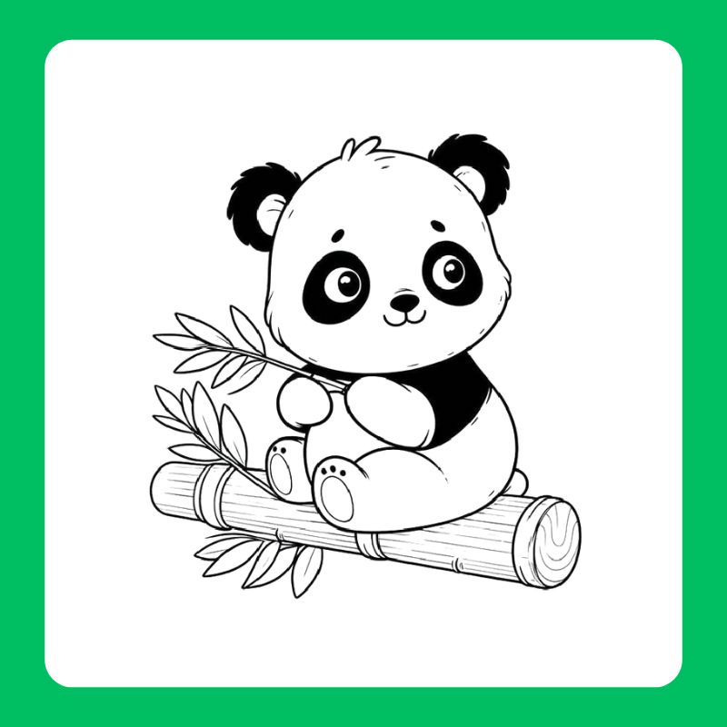 tô màu gấu trúc (4)