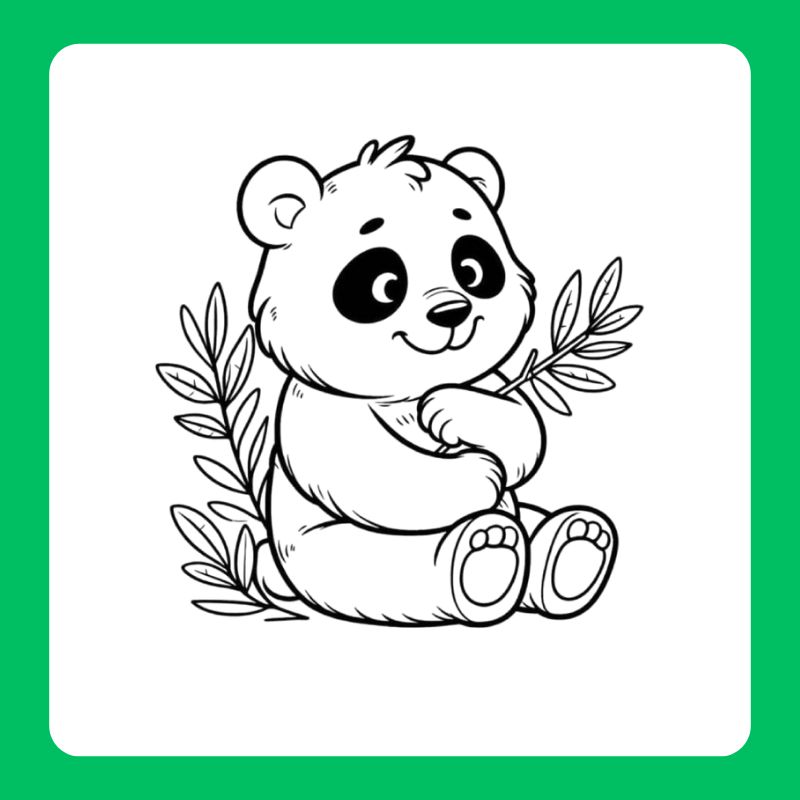 tô màu gấu trúc (7)