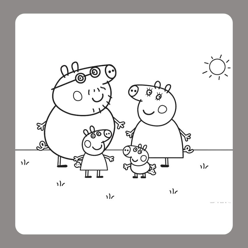 tô màu heo peppa (2)