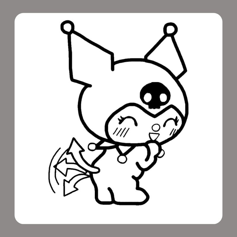 tô màu kuromi (10)