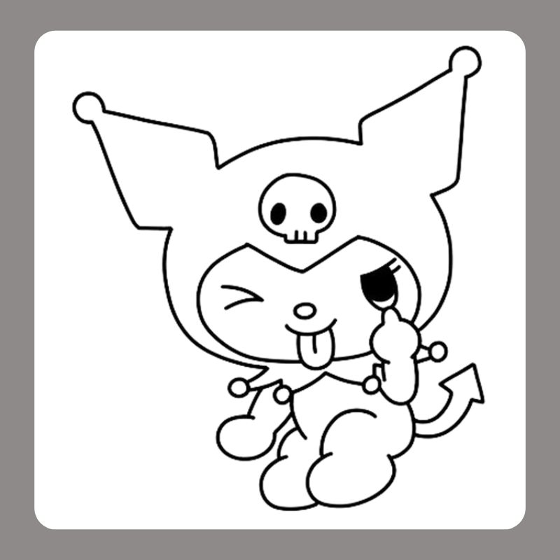 tô màu kuromi (12)