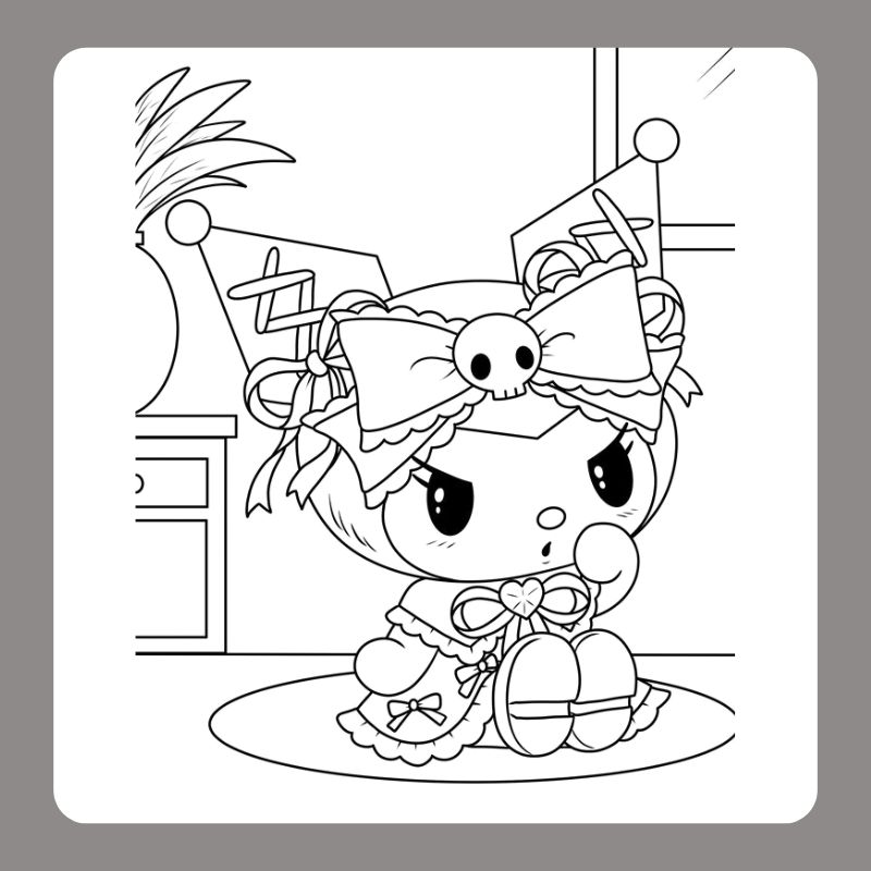 tô màu kuromi (2)