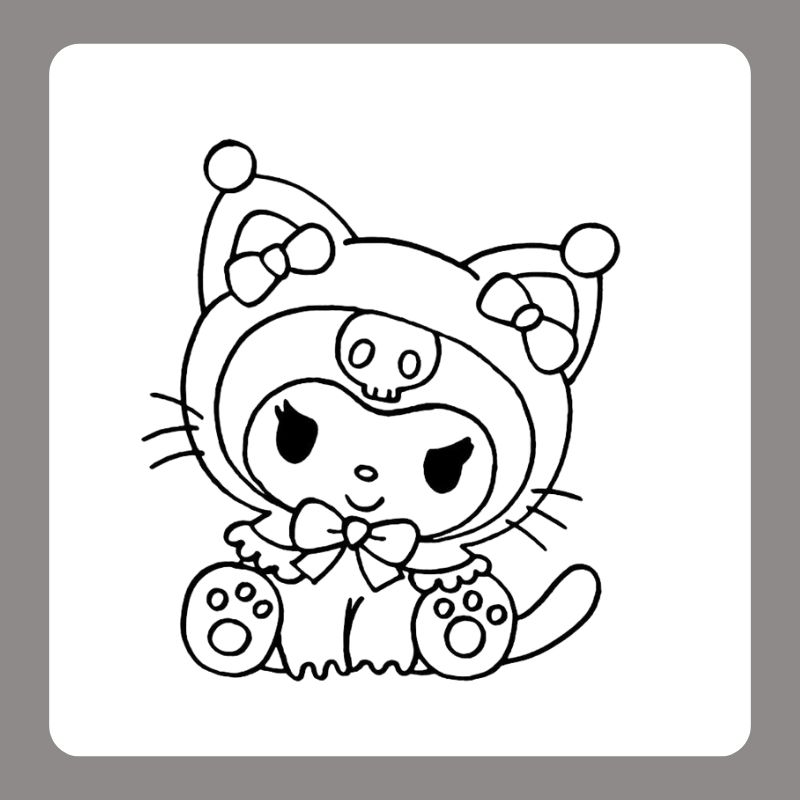 tô màu kuromi (4)