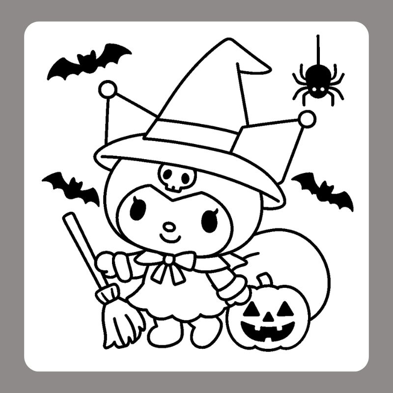 tô màu kuromi (7)