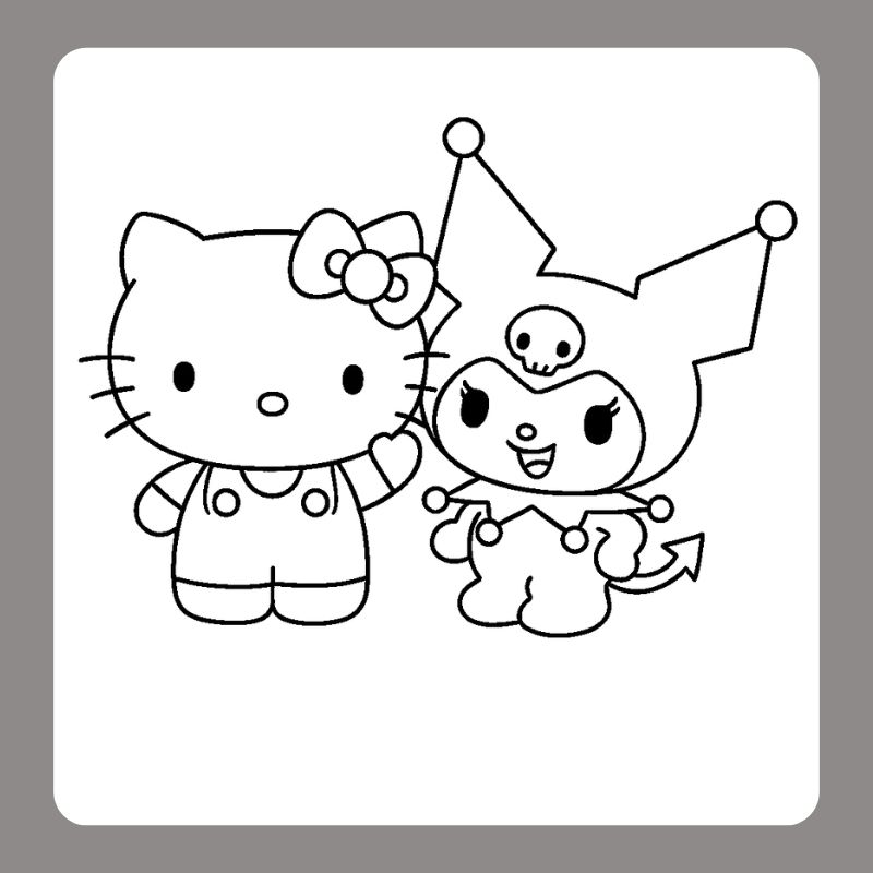 tô màu kuromi (8)