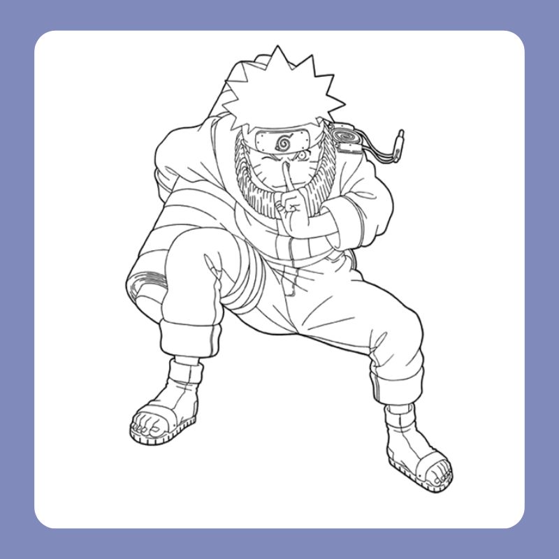 tô màu naruto chibi