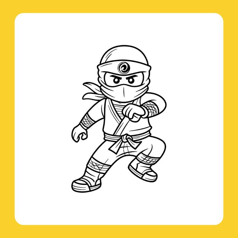 tô màu ninjago