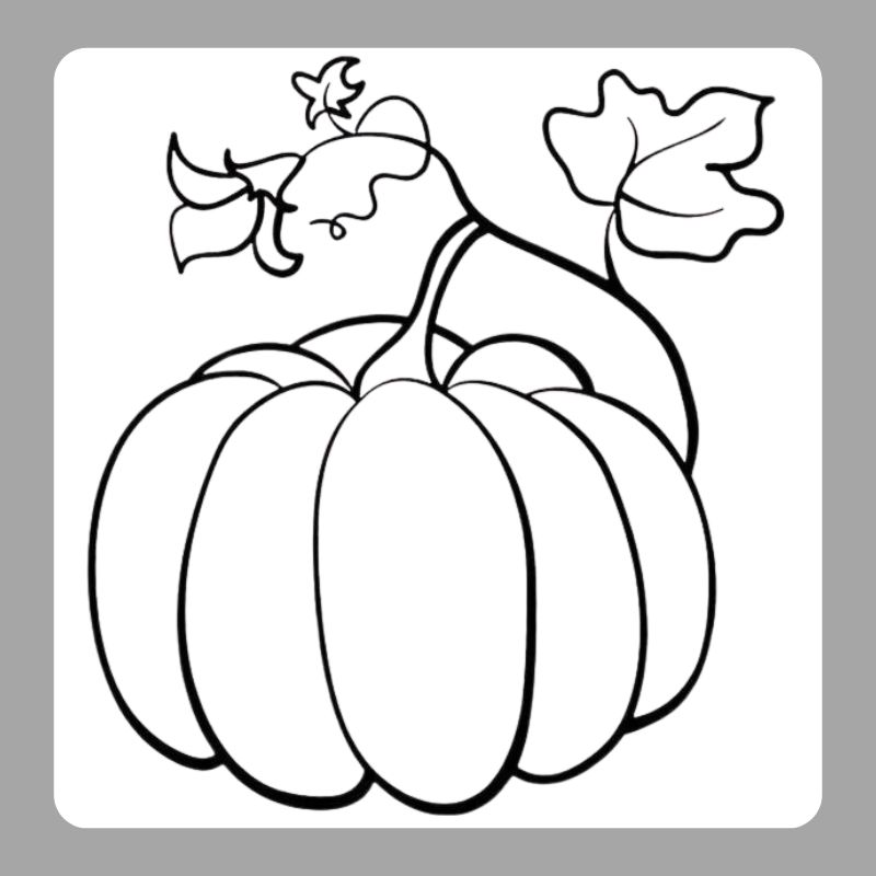 tô màu quả bí ngô halloween