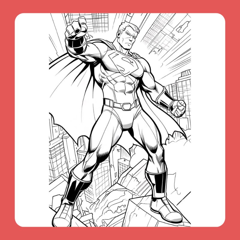 tô màu superman (10)