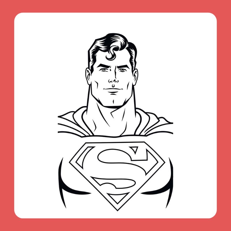 tô màu superman (2)