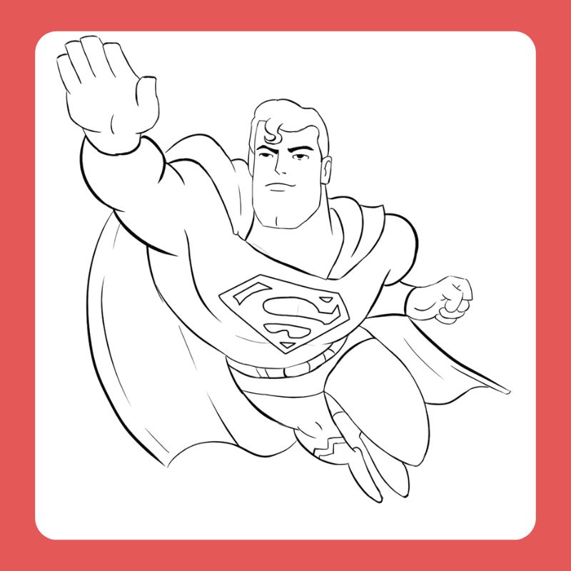 tô màu superman (20)