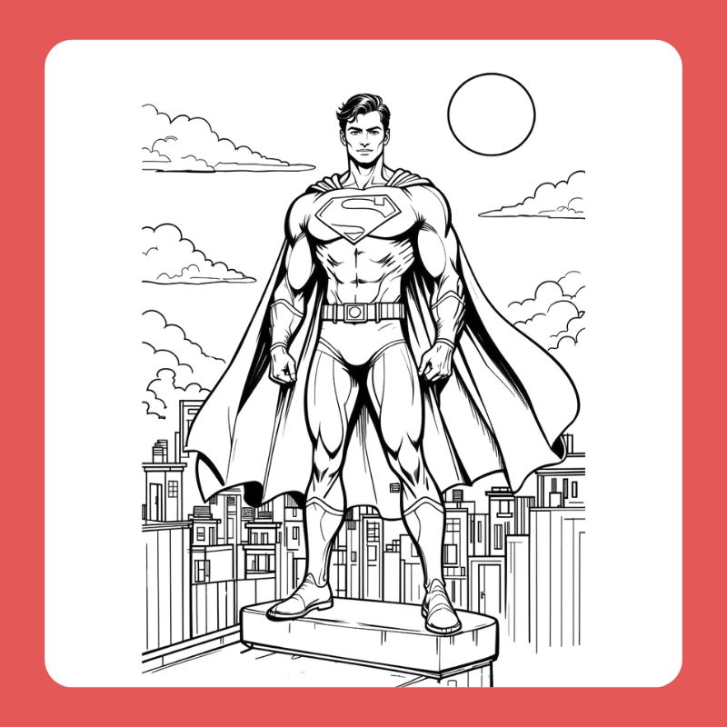 tô màu superman (5)