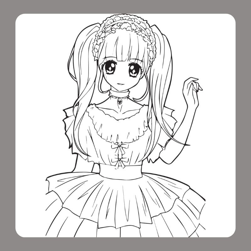 tranh tô màu anime (24)