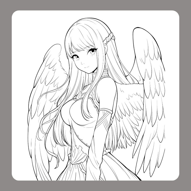 tranh tô màu anime