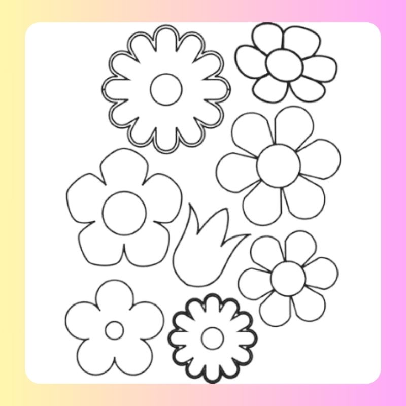 tranh tô màu bông hoa 5 cánh (19)