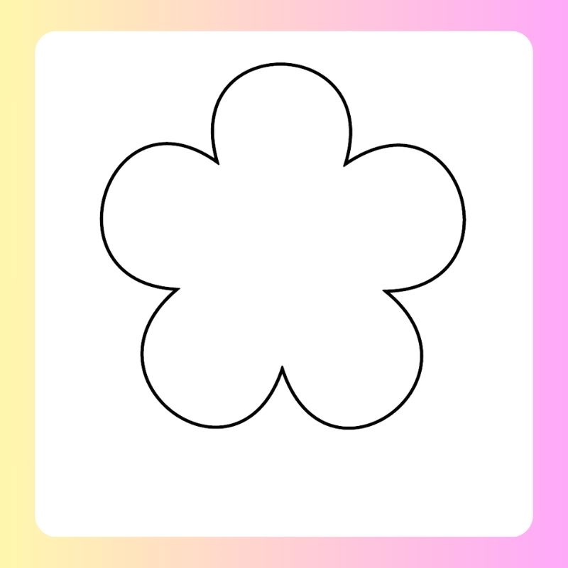 tranh tô màu bông hoa 5 cánh (9)