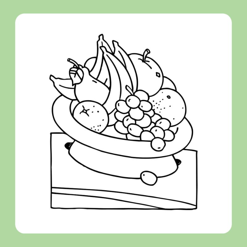 tranh tô màu các loại quả (18)