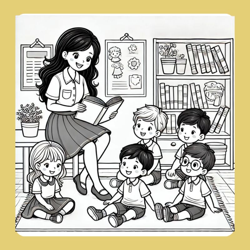 tranh tô màu cô giáo mầm non (21)