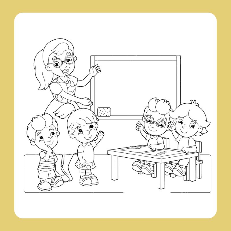 tranh tô màu cô giáo mầm non (3)