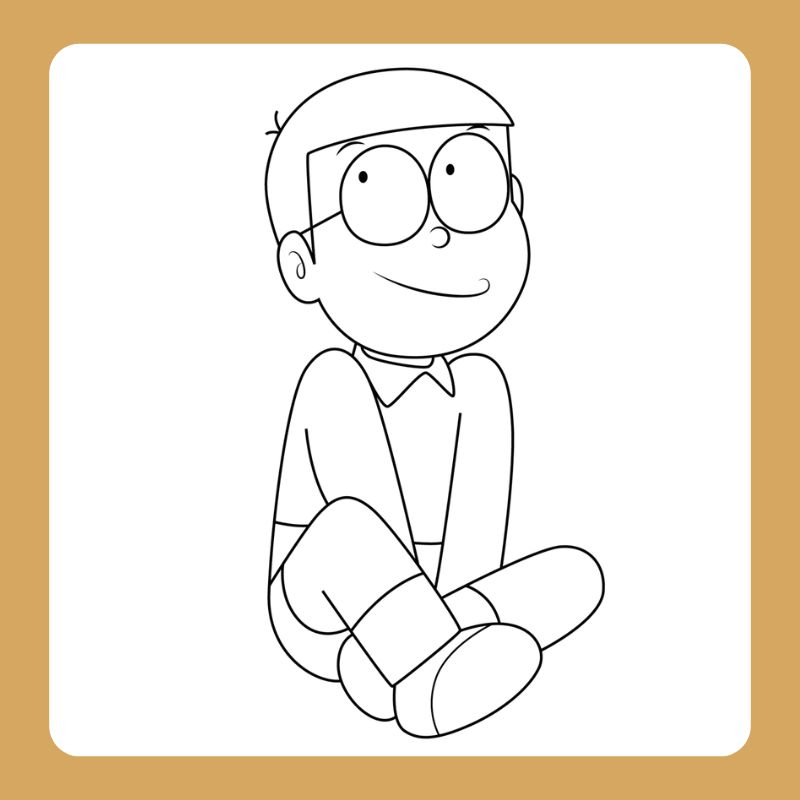 tranh tô màu nobita (10)