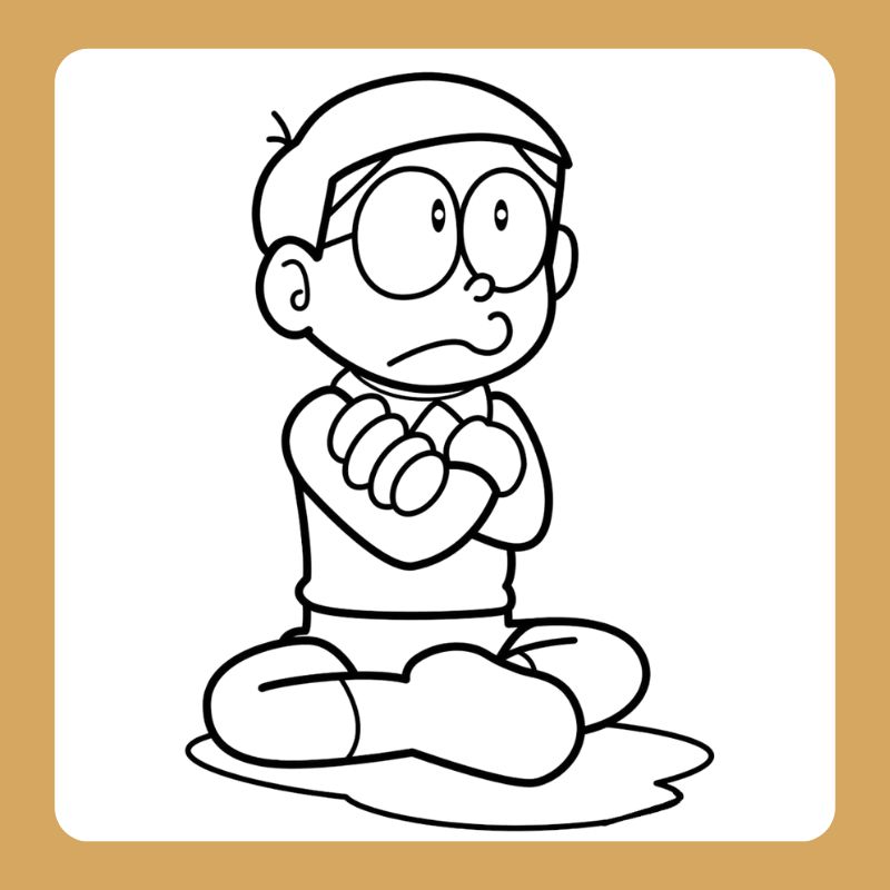 tranh tô màu nobita (11)