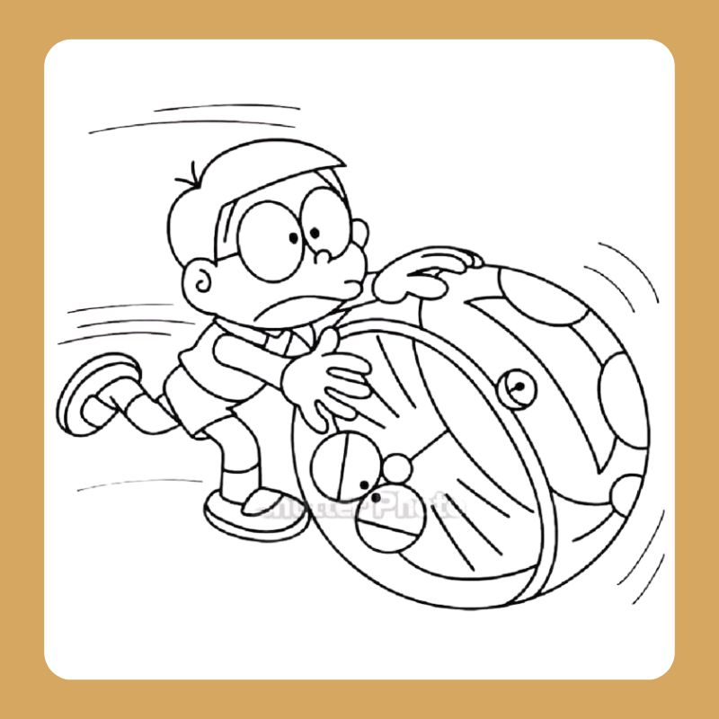 tranh tô màu nobita (13)
