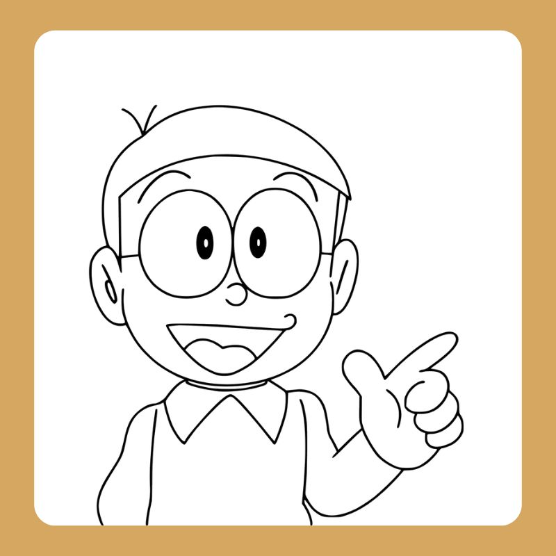 tranh tô màu nobita (6)