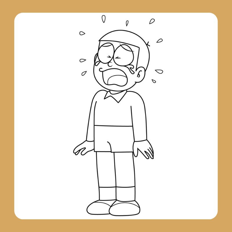 tranh tô màu nobita (8)