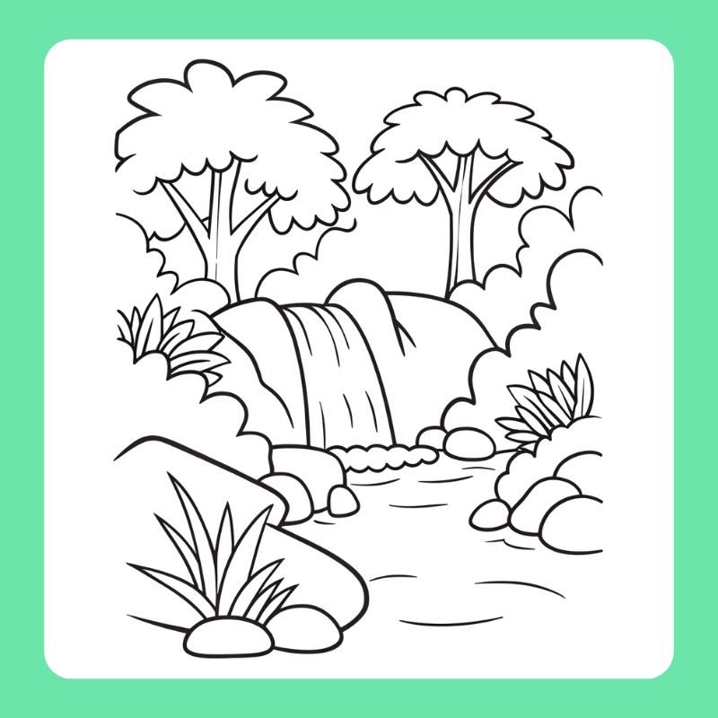 tranh tô màu phong cảnh thiên nhiên (7)