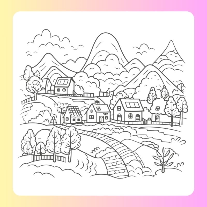 tranh tô màu quê hương (9)