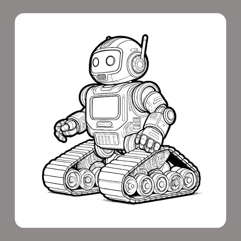 tranh tô màu robot (15)