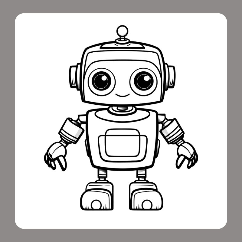 tranh tô màu robot (6)