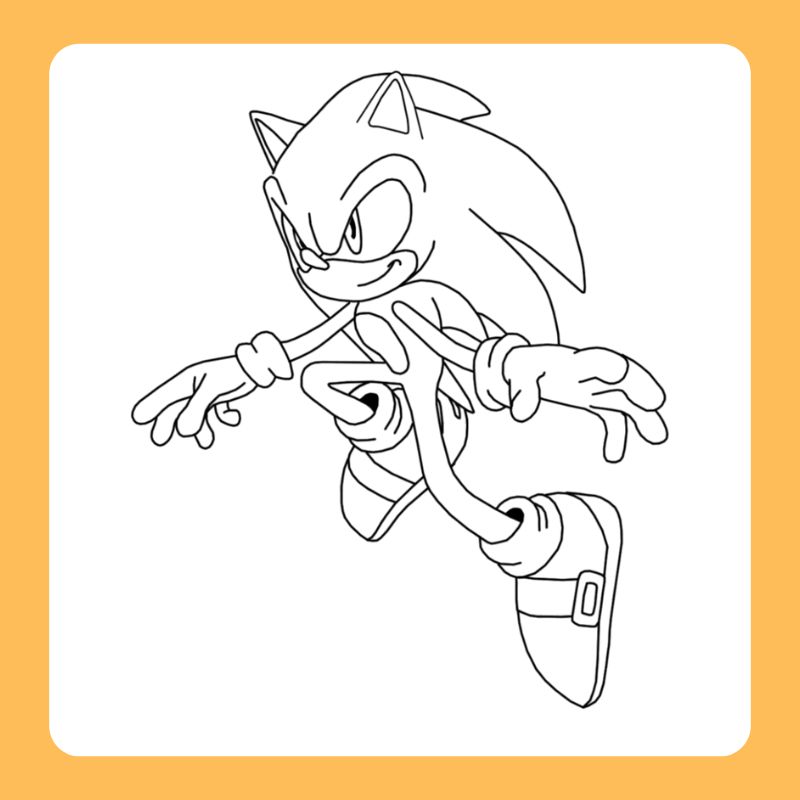 tranh tô màu sonic (10)