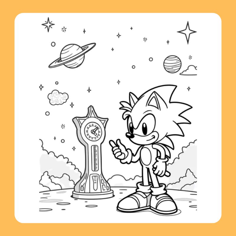 tranh tô màu sonic (11)