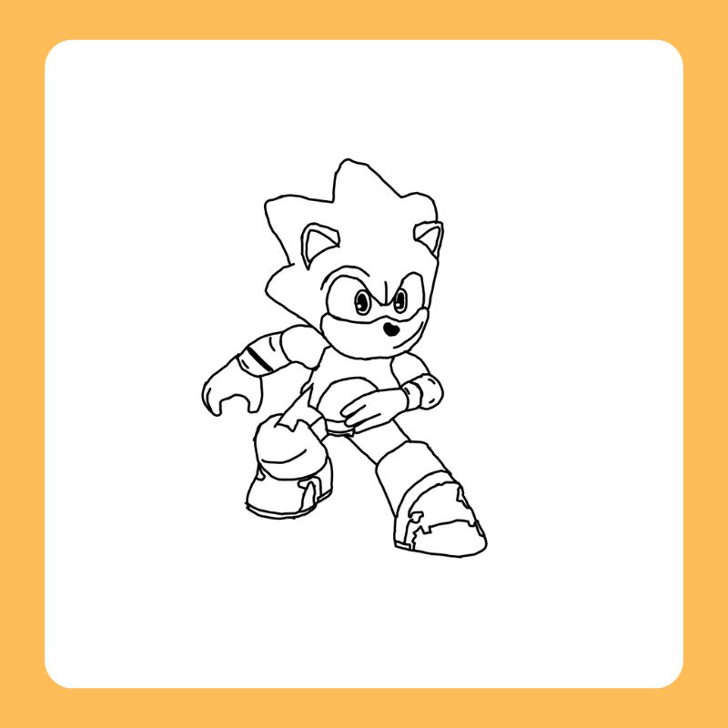 tranh tô màu sonic (13)