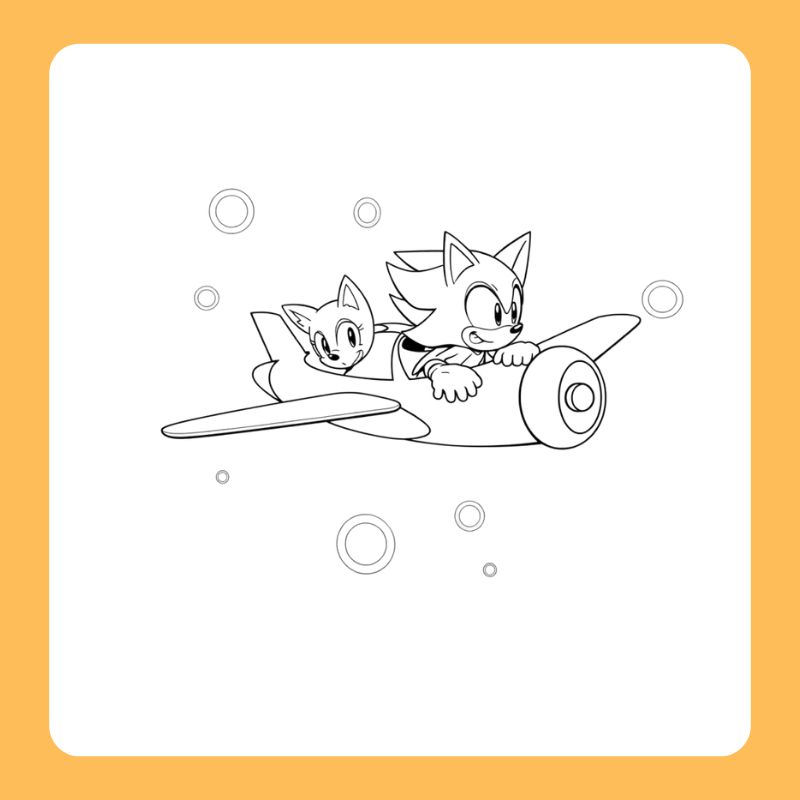 tranh tô màu sonic (14)