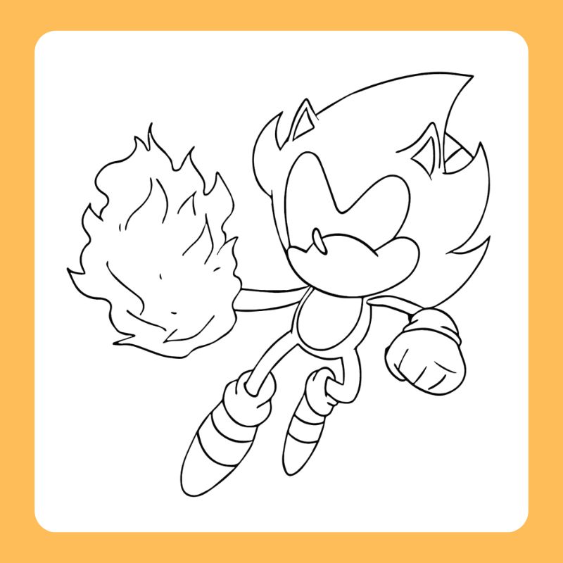 tranh tô màu sonic (16)