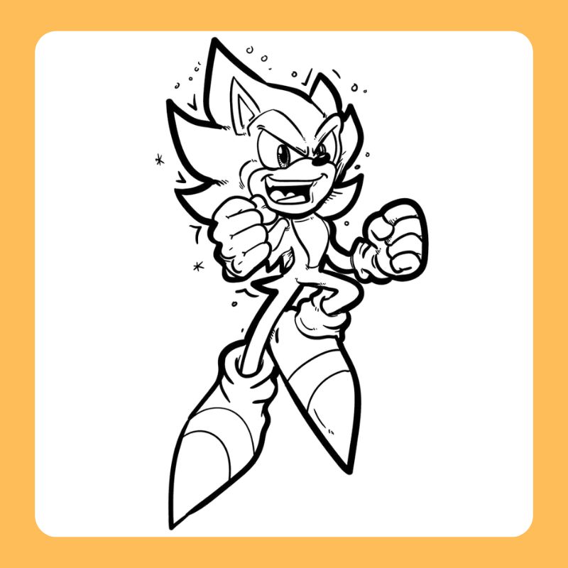tranh tô màu sonic (18)