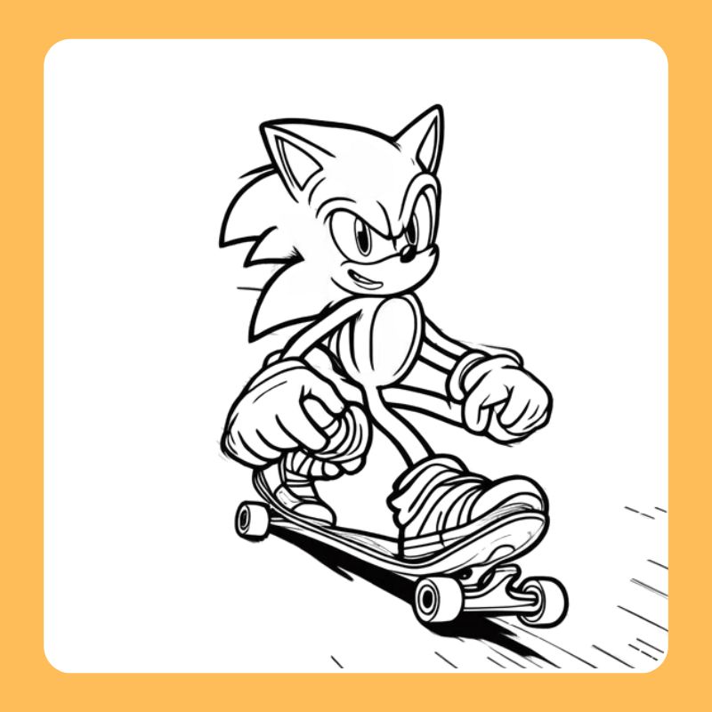 tranh tô màu sonic (19)
